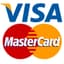 Visa or Mastercard logo